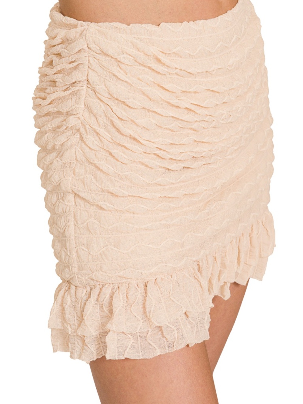 🍓“ Sweet Escape “ Mini Skort | Black / Sand Beige - Picture 6 of 15